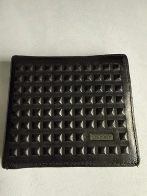 Calvin Klein Men's Leather Wallet Black - Image 1 of 3