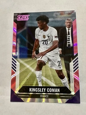 2021-22 Panini Score FIFA Kingsley Coman #64 Red Lava /25 Bayern Munich 🔥 - Image 1 of 2