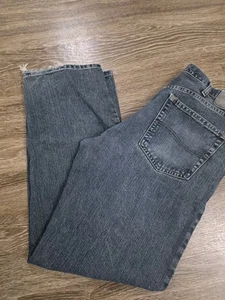 Lee Relaxed Straight Leg Jeans Mens 34x30 Medium Wash Classic Fit Denim - Picture 1 of 16