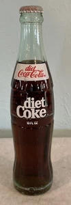 1 Vintage Glass 10 Oz Diet Coke Coca-Cola Bottle Muskogee, OK Unopened - Picture 1 of 7