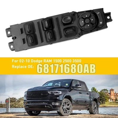 Interruptor de control de ventana eléctrica Dakota Master 2001-2003 Dodge Durango 2001-2004 Foto 1 de 4