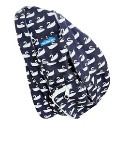 Kavu Black Swans Rope Slimg Crossbody Backpack - Picture 1 of 10