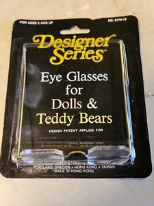 DESIGNER SERIES Eye Glasses For DOLLS & TEDDY BEARS Octagon Shape #9175-15 New - Picture 1 of 3