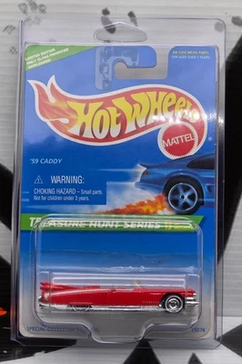 1996 HOT WHEELS TREASURE HUNT ** '59 CADDY ** #432 " T-HUNT " 1:64 - Image 1 of 3