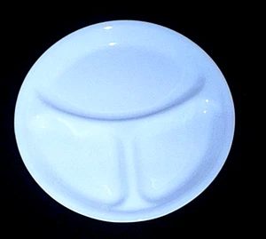 CORELLE by Corning WINTER FROST WHITE Divided 3-Section 10 1/4" Dinner Plate NEW - Picture 1 of 3