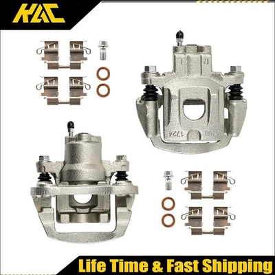 Rear Brake Caliper and Bracket Set of 2 Fits Lexus RX350 RX330 RX400h 19B2782 - Image 1 of 4