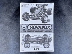 2013 Tamiya Nova Fox RC 1:10 Assembly Guide Manual ORIGINAL JAPAN 58577 - Picture 1 of 7
