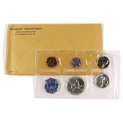 1957 U.S. Mint Proof Set Not Sealed - Image 1 of 2