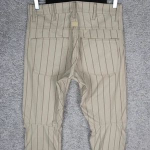 G-STAR RAW ELWOOD X52/X25 HERREN 5622 TAPERED W30 L32 NADELSTREIFEN BEIGE PHARRELL NEU - Bild 1 von 7