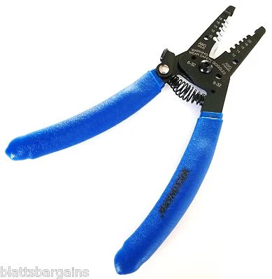 WESTWARD WIRE STRIPPER CUTTER SPRING LOADED 10-20 AWG 1YNA3 ELECTRICAL PLIER - Image 1 of 3