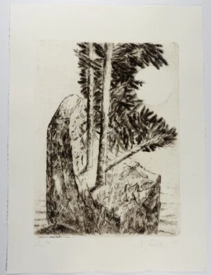 Ernst Marow: Radierung »Odyssee« handsigniert-e.a. Ex.- von 2007 - Bild 1 von 2