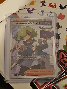 Pokémon TCG Ciphermanic’s Codebreaking 197/162 Full Art Trainer Temporal Forces - Bild 1 von 3