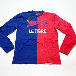 Men’s Le Tigre 100% Authentic T Shirt Long Sleeve Color Multicolor Size Medium - Picture 1 of 7