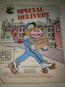 Vintage Sesame Street Book Special Delivery 1980 - Imagen 1 de 3