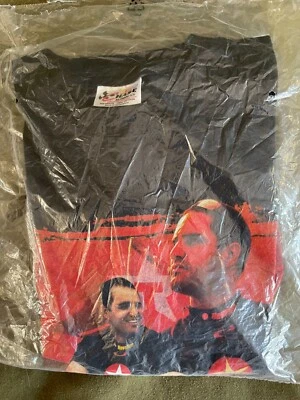 CAMISETA JUAN PABLO MONTOYA #42 TEXACO NASCAR CHASE AUTÉNTICA NEGRA NUEVA CON ETIQUETAS LGE Foto 1 de 3