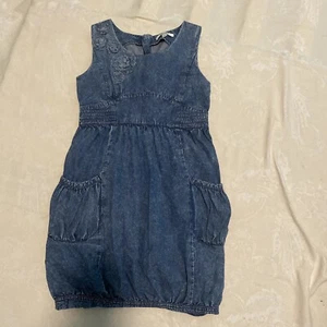 DKNY Girls Blue Jeans Dress size XL - Picture 1 of 6