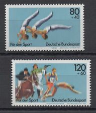 Germany 1983 Sc# B609-B610 Mint MNH sports championship pentathlon gymnastics
