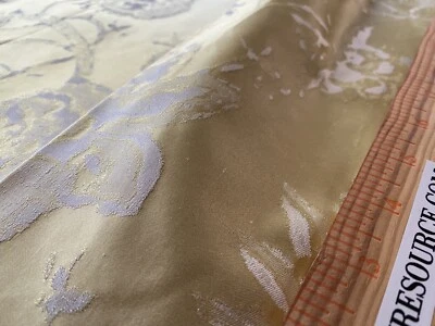 Beacon Hill 1.85Y BOCELLI ARIA SILK DAMASK lemoncello MSRP$200+/YD - Image 1 of 4
