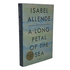 (SIGNED) A Long Petal of the Sea A Novel by Isabel Allende (2020, Hardcover) - Picture 1 of 9