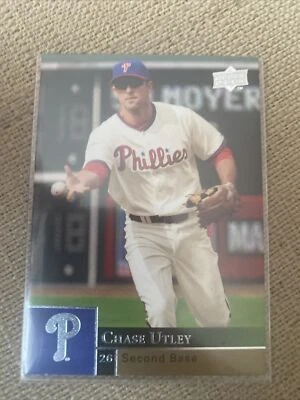 2009 Upper Deck Philadelphia Phillies Baseball Card #291 Chase Utley - Image 1 of 3