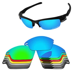 Lenslog POLARIZED ETCHED Replacement Lenses For-Oakley Fast Jacket OO9097 - Picture 1 of 23
