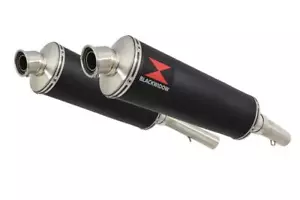 APRILIA SL1000 Falco 99-05 Twin Exhaust Silencers End Cans BN40V - Picture 1 of 6