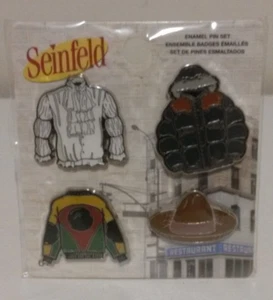Funko Seinfeld Enamel Pins Set Of 4 - Picture 1 of 8