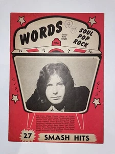 WORDS Song Book Magazine -1979 April Elvis Costello, Frankie Miller - Picture 1 of 2