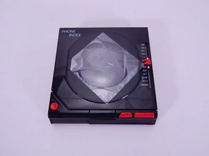 Vintage Black CD Telephone List Finder Pop-Up Phone Number Address Book Index  - Picture 1 of 7