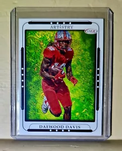 Carta Daewood Davis 2023 SAGE NFL Artistry Football #34 - Foto 1 di 2