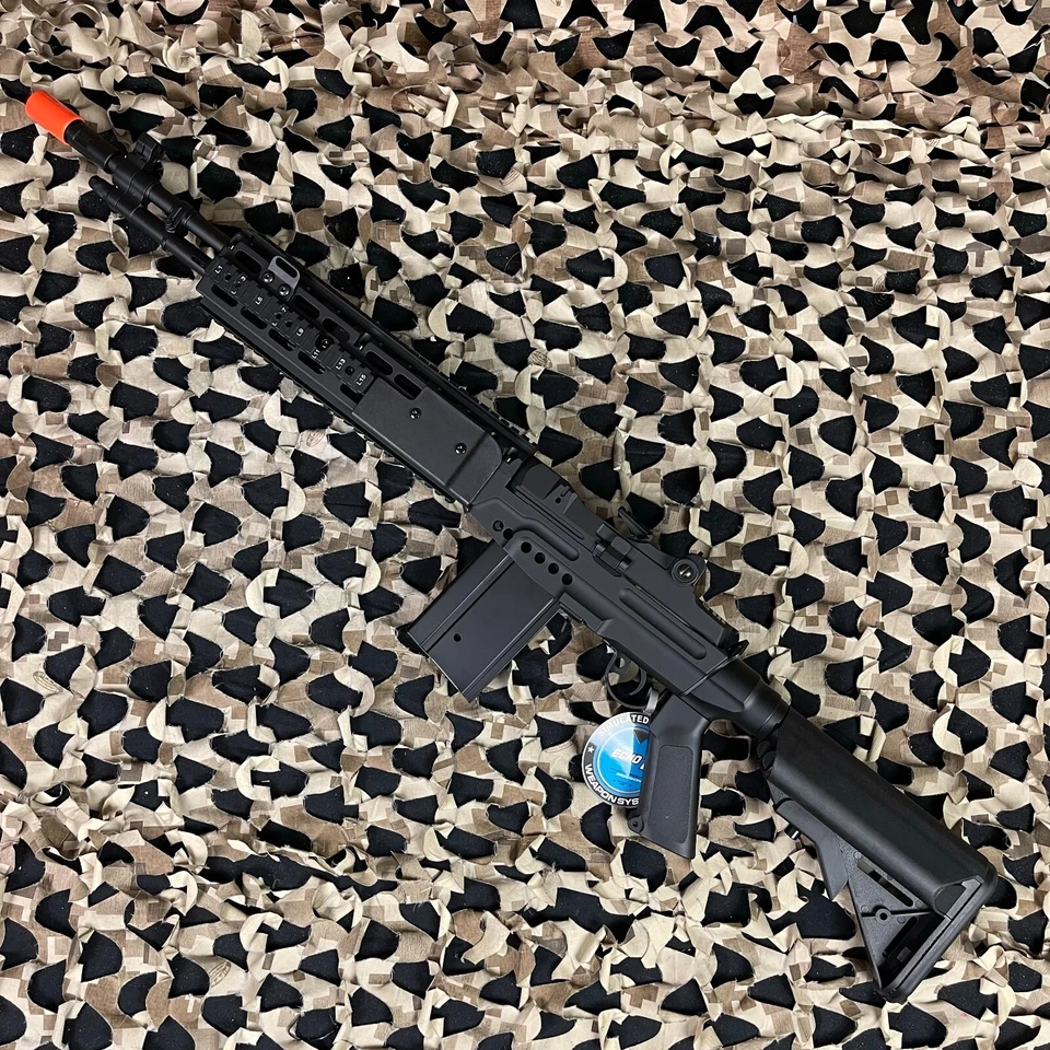 Nueva pistola de Airsoft Echo1 Full Metal M14 Combat Master EBR AEG - Negra - JP-89 Foto 1 de 4