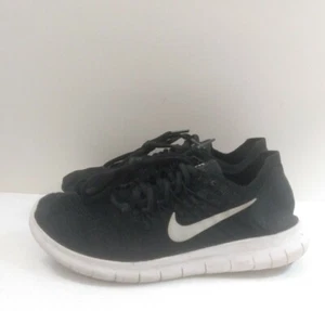 Nike Free RN Flyknit Women's Running Shoes Black White 880844-001 Size 7.5 - Picture 1 of 11