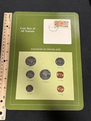 1983 The Franklin Mint Coin Sets of All Nations Kingdom of Swaziland Set 92424 - Image 1 of 2