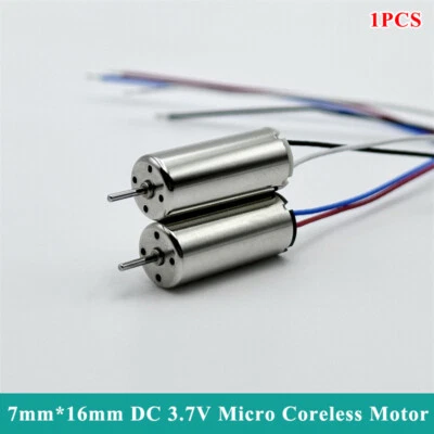 716 7mm*16mm DC 3.7V 56000RPM High Speed Micro Mini Coreless Motor DIY RC Drone - Image 1 of 4