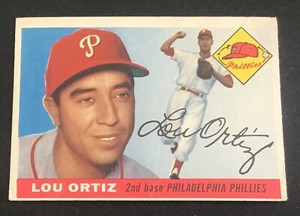 1955 Topps Baseball Trading Card #114 Lou Ortiz FAIR