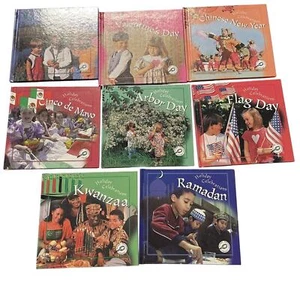 Holiday Celebrations Book Lot 8 Rourke Discovery Library Teach Ramadan Kwanzaa - Picture 1 of 9
