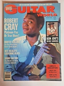 Guitar World Magazine JANUARY 1989 Robert Cray Richie Sambora Bootsy Collins vtg - Picture 1 of 3