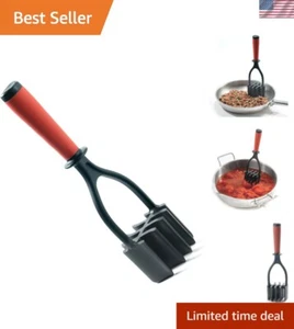 Effortless 5-in-1 Food Chopper - Black Nylon Kitchen Essential, Dishwasher Safe - Picture 1 of 9
