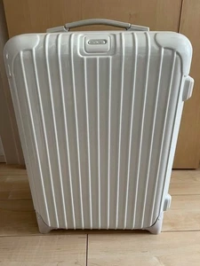 Rimowa United Arrows Salsa Ecru 32L White 2-Wheels suitcase carry case - Picture 1 of 13