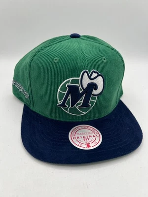 NWT Dallas Mavericks Corduroy Authentic Retro NBA Basketball Snapback Hat Cap - Image 1 of 4
