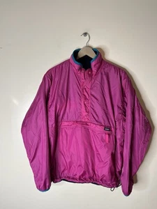 Vintage Womens Patagonia Glissade Pullover Jacket Reversible Size Medium Usa - Picture 1 of 14