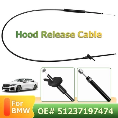 For BMW 7 Series 750I Sport Sedan 760LI 750LI Kit，Engine Hood Release Cable Wire Foto 1 de 4