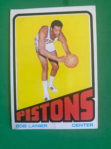 1972-73 Topps - Bob Lanier #80 - Detroit Pistons - Imagen 1 de 2
