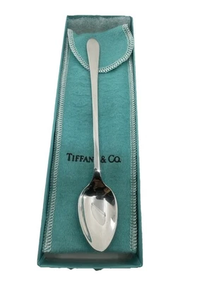 Tiffany & Co. Faneuil Sterling Silver Stir Spoon 6.5” w/ Box & Felt Pouch VTG! - Image 1 of 4