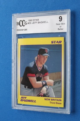 Tarjeta de béisbol Star 1990 Jeff Bagwell #30 BCCG 9 Foto 1 de 3
