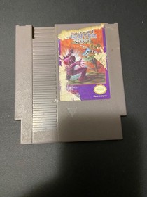 Original Nintendo NES Video Game Street Fighter 2010 Final Fight Damaged Label