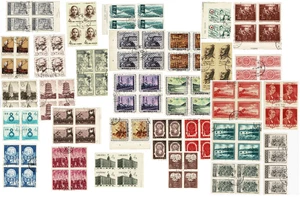 Lote de estampillas PR China 1955+ - 122 estampillas en bloques y múltiples CTO - Imagen 1 de 7