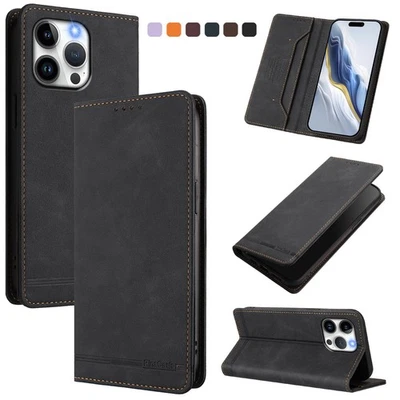 Magnetic Case For Xiaomi OPPO Sony Leather Card Wallet Flip Stand Phone Cover - Image 1 of 4