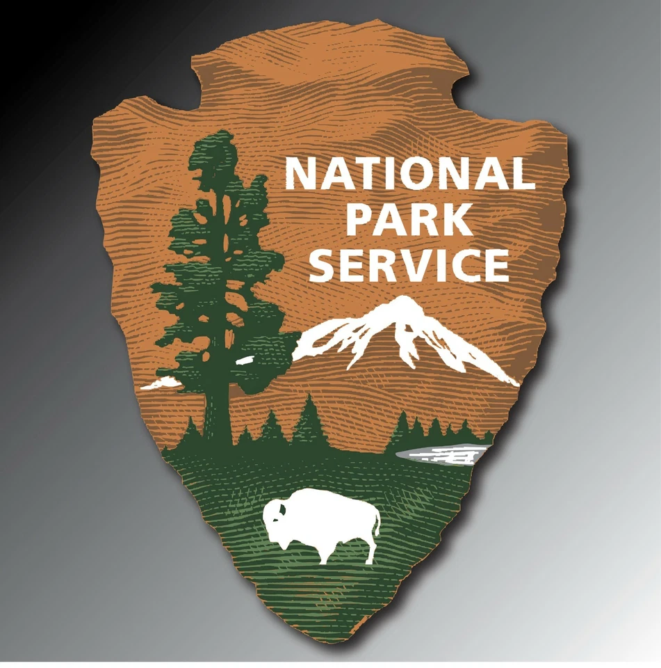 NATIONAL PARK SERVICE ARROW HEAD DECAL STICKER 3M USA TRUCK VEHICLE WINDOW WALL - Image 1 of 1