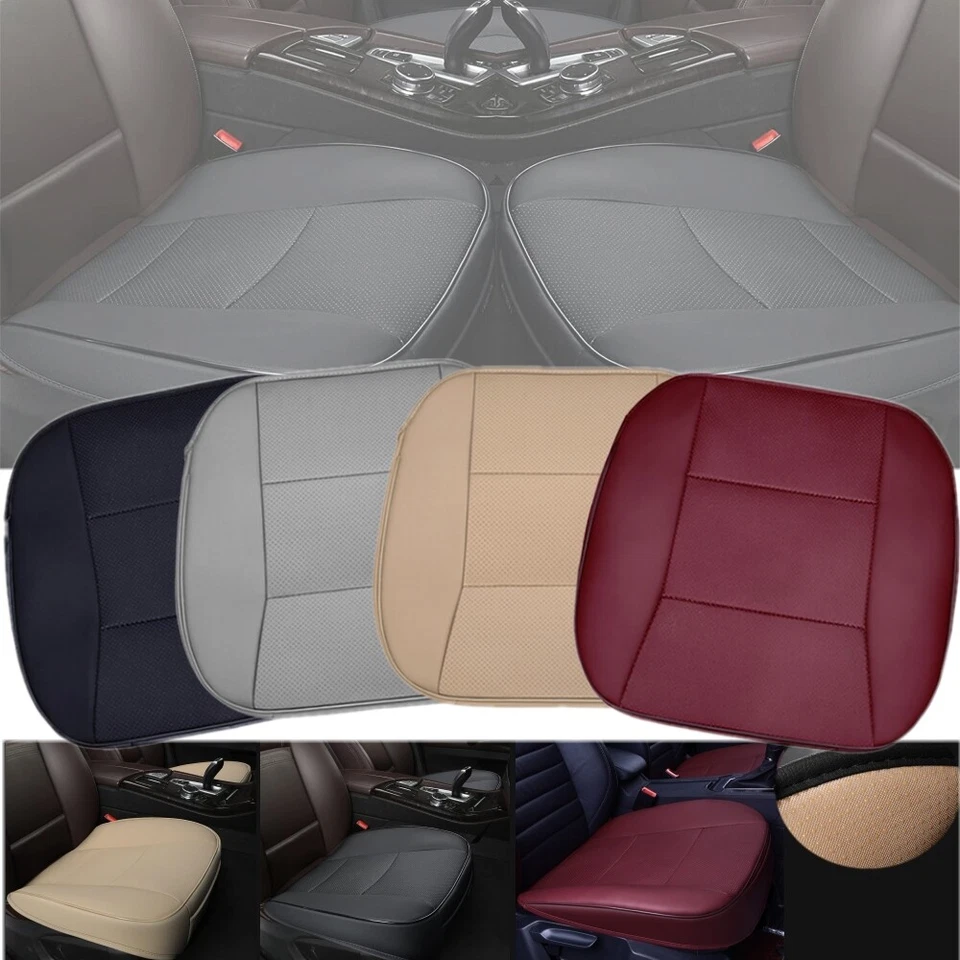 For Mercedes-Benz Car Front Seat Cover PU Leather Full Surround Cushion Pad Mat - Image 1 of 4